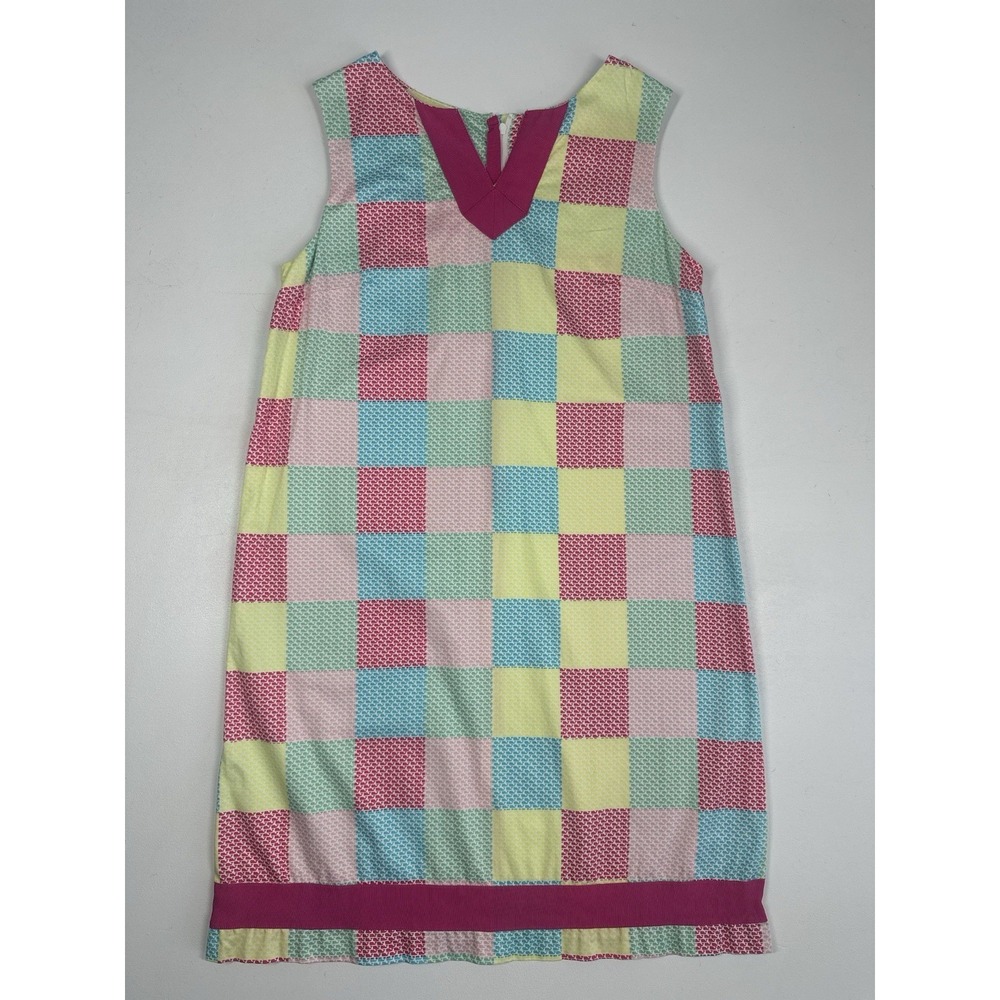 Vineyard Vines Girl's Sz: 14 Bright Whale Shift Dress Preppy Costal (b61)